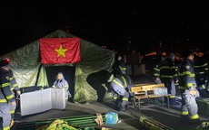 Những hình ảnh đầu tiên của đoàn công tác cứu hộ cứu nạn Việt Nam tại Thổ Nhĩ Kỳ