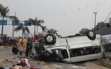 Hình ảnh hiện trường vụ tai nạn làm 8 người thiệt mạng ở Quảng Nam