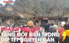 Khách du lịch tăng đột biến trong dịp Tết Nguyên đán