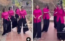 Xử phạt 5 triệu đồng với người phụ nữ đăng clip nhảy phản cảm tại chùa Bổ Đà