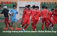 Trập trùng khó khăn đến với U23 Việt Nam trước thềm Doha Cup
