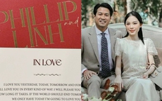 Đám cưới em chồng Tăng Thanh Hà và hotgirl Hà thành: Lộ thiệp cưới có thông điệp mùi mẫn