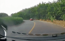 Video: Hoảng hồn cảnh xe máy vượt ẩu tại khúc cua rồi lao thẳng vào đầu ô tô