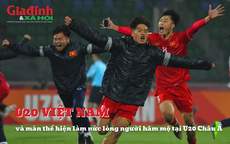 U20 Việt Nam và màn thể hiện làm nức lòng người hâm mộ tại U20 Châu Á 