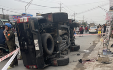 Vụ xe chở hàng cấm tông CSGT tử vong: Tạm giữ 2 đối tượng vi phạm