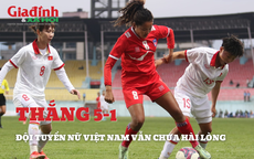 Thắng 5-1, HLV Mai Đức Chung vẫn chưa hài lòng với đội tuyển nữ Việt Nam