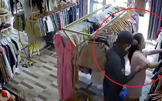 Bắt tên cướp dùng dao khống chế người phụ nữ ở cửa hàng quần áo