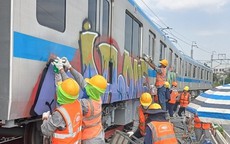 Lý do đoàn tàu metro số 1 bị vẽ bậy lần 2