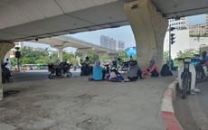 Nắng nóng gần 40 độ C, người lao động ở Thủ đô chật vật tìm nơi trú ngụ