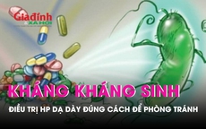 Điều trị HP dạ dày đúng, đủ để tránh kháng kháng sinh 