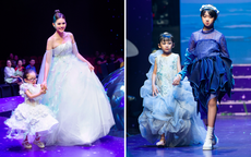 Hoa hậu Kim Nguyên và các học trò nhí tự tin sải bước sàn catwalk 