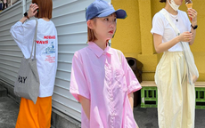 Blogger Nhật gợi ý cách phối đồ suông rộng mùa hè: Vừa xinh, mát lại hợp ai có chiều cao khiêm tốn