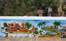 Bức tường tranh bích họa ven biển dài gần 1 km xác lập kỷ lục Việt Nam
