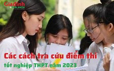 Cách tra cứu điểm thi tốt nghiệp THPT năm 2023