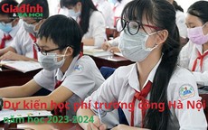 Dự kiến học phí trường công Hà Nội năm học 2023-2024