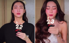 Biểu cảm thú vị của Lương Thùy Linh đón sinh nhật tuổi 23