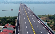 Hà Nội: Cấm toàn bộ phương tiện lưu thông trên tầng 2 cầu Thăng Long trong 3 đêm để thử tải