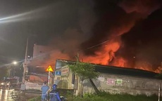 Hà Nội: Cháy một cửa hàng sửa chữa xe máy ở Thanh Oai