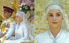Cô dâu của hoàng tử "hot" nhất châu Á lại gây sốt trong dáng vẻ yêu kiều, hôn lễ xa hoa tổ chức trong cung điện dát vàng 1.800 phòng