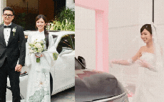 Cháu trai NSƯT Chí Trung bí mật tặng vợ mới cưới 1 chiếc xe hơi ngay trong ngày tổ chức hôn lễ