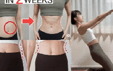 Chuyên gia người Nhật hướng dẫn động tác ngả người 30 độ để siết mỡ bụng dưới, giảm bắp đùi nhanh gọn