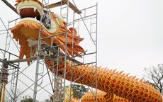 Lộ diện tạo hình linh vật rồng dài 30m ở Huế