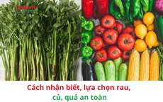 Cách chọn mua rau, củ, quả an toàn