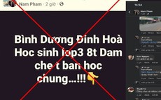 Bình Dương tìm người tung tin đồn ‘học sinh lớp 3 đâm chết bạn’