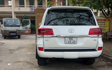 Phạt tiền tài xế ô tô Land Cruiser sửa biển số đi trên cao tốc