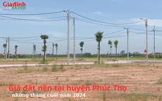 Giá đất nền tại huyện Phúc Thọ, Hà Nội những tháng cuối năm 2024