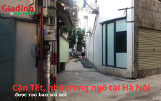 Cận Tết, nhà trong ngõ tại Hà Nội được rao bán sôi nổi