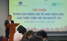 Phát hiện sớm, can thiệp sớm giúp trẻ khuyết tật hội nhập xã hội và có cuộc sống tốt đẹp hơn