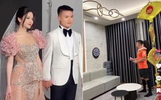 Hé lộ tổ ấm tân hôn của Quang Hải và Chu Thanh Huyền