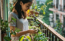 Cô gái trẻ trồng 7 loại rau trên ban công, mỗi chậu đều cho thu hoạch bội thu khiến ai cũng ghen tị