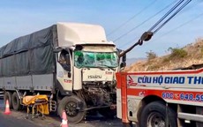 Tai nạn trên cao tốc Vĩnh Hảo – Phan Thiết, tài xế tử vong trong ca bin bẹp rúm