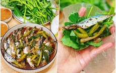 Đặc sản Đà Nẵng cá nục hấp cuốn bánh tráng rau muống - món ăn ngon, cách làm dễ, giảm béo nhanh