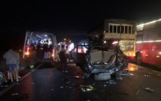 Tai nạn liên hoàn trên cao tốc TPHCM - Trung Lương, 11 người nhập viện cấp cứu