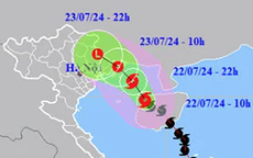 Tin bão mới nhất: Bão số 2 mạnh cấp 10 đổ bộ trực tiếp vào vịnh Bắc Bộ, gây mưa dồn dập ở miền Bắc