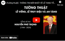 LIVE - Nghìn người tiếc thương tiễn biệt Tổng Bí thư Nguyễn Phú Trọng: Tạm dừng lễ viếng tại quê nhà từ 12h