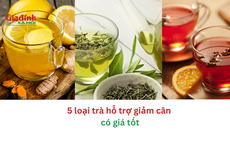 5 loại trà hỗ trợ giảm cân có giá tốt