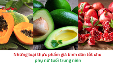 Những loại thực phẩm giá bình dân tốt cho phụ nữ tuổi trung niên