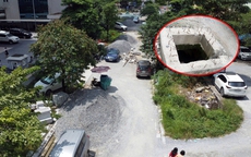 Hà Nội: Chi chít cọc sắt 'mọc' lên ở Dự án D20 Cầu Giấy, đe dọa sức khỏe, tính mạng của người đi đường