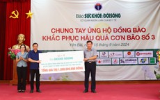 Báo SK&ĐS trao quà tới đồng bào Yên Bái: Ấm áp tình người trong cơn hoạn nạn