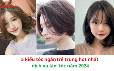 5 kiểu tóc ngắn trẻ trung hot nhất dịch vụ làm tóc năm 2024