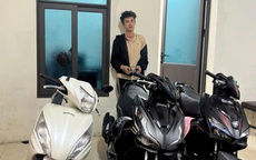 Nam thanh niên Hải Phòng trộm hàng loạt xe máy