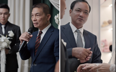 Bố chồng và bố đẻ Hoa hậu Đỗ Thị Hà nhắn nhủ điều gì trong ngày cưới 2 con?