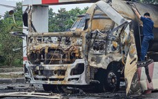Hiện trường xe bồn nổ như bom: Xé toạc cabin, thổi bay cửa kính nhà dân