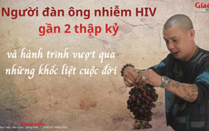 Người đàn ông nhiễm HIV gần 2 thập kỷ và hành trình vượt qua những khốc liệt cuộc đời