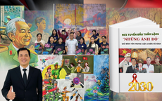 Bức tranh mới nhất từ người thầy miền Trung – người từng có hơn 500 tranh phấn gây 'sốt' mạng xã hội