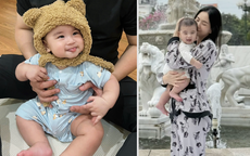 Bé Panda nhà MC Mai Ngọc 'đốn tim' fan với nụ cười tít mắt đáng yêu